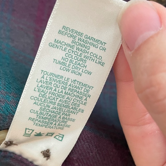 COPY - Root Flannel - purple and turquoise - Picture 9 of 9